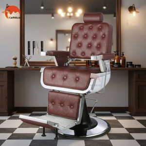 Poltrona da Barbiere Idraulica Professionale per Salone, Sedia da Parrucchiere per Uomo - Product Image 3