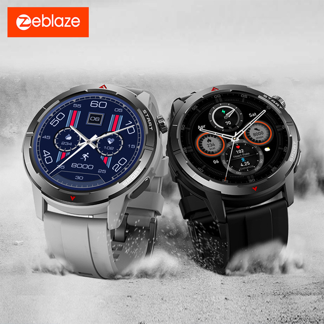 Zeblaze Stratos 3 Ultra GPS Smart Watch 1.43" AMOLED 300mah Battery Sport Smartwatch