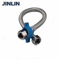 Tuyau d'eau flexible résistant aux chocs JINLIN en acier inoxydable tressé avec âme en EPDM, anti-éclatement, pour eau froide et chaude, 250 psi