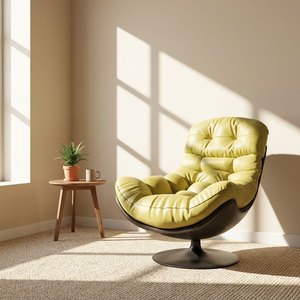 Italian Style Minimalist Tufted Single Seat Chair Accessible Luxury <b>Bean</b> <b>Bag</b> for Living Room Balcony Lounge Bar Leisure - Product Image 2