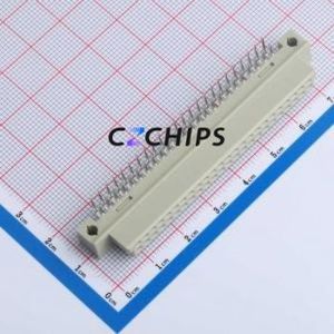 9001-38481C00A DIN41612 Connector Bent Lead Through Hole,P=2.54mm Connector 48P 2 2.54mm Right Angle Insert - Product Image 1