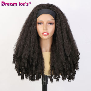 <span class=keywords><strong>Parrucca</strong></span> all'ingrosso fascia per capelli da <span class=keywords><strong>donna</strong></span> lunga <span class=keywords><strong>Afro</strong></span> primavera riccia onda sintetica arricciatura Yaki <span class=keywords><strong>parrucca</strong></span> arricciatura per arricciare dritto con estremità arricciate - Product Image 3