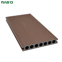 Dalles de terrasse en WPC écologiques pour extérieur, 18 mm d'épaisseur, panneau composite gaufré, grain de teck, imperméable, antidérapant, pour jardin et sous-sol