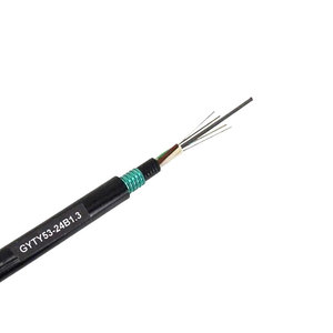 GYTY53 Outdoor Armored Fiber Optic <b>Cable</b> G652D Single Mode Steel Tape Double PE Sheath 144-Core Industrial Grade <b>Communication</b> - Product Image 3