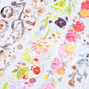 Cinta Washi de estilo chino personalizada a prueba de agua Cinta PET transparente más vendida - Product Image 1