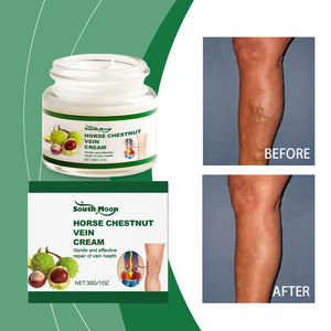 Crème pour les veines à la marron d'Inde South Moon, soulage les varices, améliore la circulation sanguine, hydrate la peau des <span class=keywords><strong>jambes</strong></span>, 30g - Product Image 3