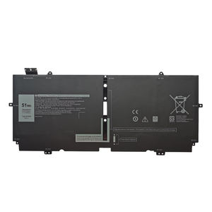 Wholesale 52TWH 51Wh Replacement Laptop <b>Battery</b> Pack for XPS 13 7390 9310 2in1 P103G001/002 X1W0D Li-Ion <b>Rechargeable</b> Black - Product Image 1