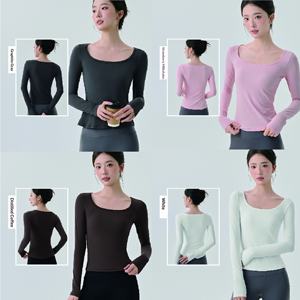 Top de Yoga Naked Feel para Mujer, Transpirable, de Alta Elasticidad, Ajuste Ceñido, Ideal para Yoga y Fitness, Fabricante OEM - Product Image 2