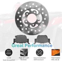 Quad Parts Disque de frein arrière ATV 4X4 pour Honda Rincon TRX650/680/420 Foreman Rubicon 500/520 Pioneer SXS700/500/520