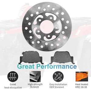 Disco de freno de Rotor trasero ATV <span class=keywords><strong>4X4</strong></span> de piezas cuádruples para Honda Rincon TRX650/680/420 <span class=keywords><strong>Foreman</strong></span> Rubicon <span class=keywords><strong>500</strong></span>/520 Pioneer SXS700/<span class=keywords><strong>500</strong></span>/520 - Product Image 2