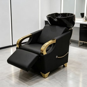 Fauteuil de lavage de cheveux en céramique avec bac de lavage intégré pour salons de coiffure, instituts de beauté et spas - Product Image 2