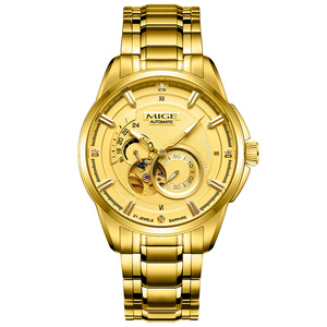 1Customized Luxury Stainless Steel Miyota <b>Automatic</b> Mechanical Water Resistant Chronograph Men's <b>Watch</b> Pointer Dial 20mm Band - Product Image 2