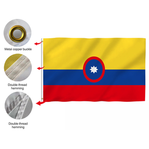 Decoración para Competencia de Fútbol, Bandera Nacional de Colombia, Resistente al Agua y a la Decoloración - Product Image 2