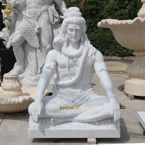 Décoration d'intérieur, sculptures géantes en pierre de dieu hindou, sculpture de <span class=keywords><strong>lingam</strong></span> du Seigneur <span class=keywords><strong>Shiva</strong></span>, statue de <span class=keywords><strong>Shiva</strong></span> en marbre sculptée à la main - Product Image 5