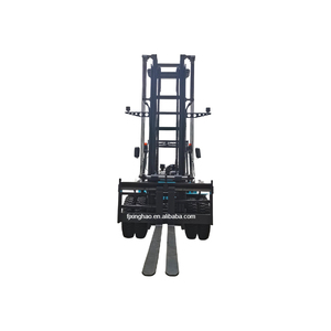 Carretilla elevadora hidráulica de 10 y 12 toneladas para contenedor de carga interior, motor japonés de mástil alto dúplex con posicionador de horquilla, palanca de cambios lateral - Product Image 3