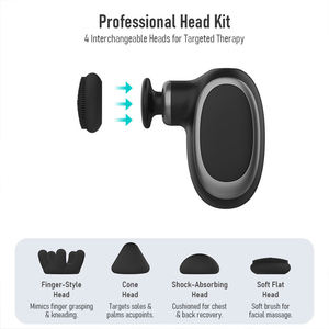 Nueva Pistola de Masaje de Viaje Silenciosa, Masajeador Eléctrico Portátil de Percusión para Tejidos Profundos, Alivio del Dolor, <span class=keywords><strong>Mini</strong></span> Masajeador de Mano - Product Image 5