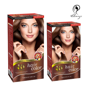 Crème colorante pour cheveux professionnelle OEM, texture lisse, sans ammoniaque, couleur riche, pour salon <span class=keywords><strong>de</strong></span> coiffure - Product Image 2