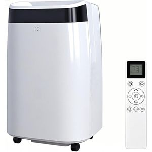 Aire Acondicionado Portátil Yoyo de 10000 Btu con Control Remoto, Ventilador de Refrigeración, Modo de Sueño para Habitación, Oficina, Dormitorio, Color Blanco - Product Image 1