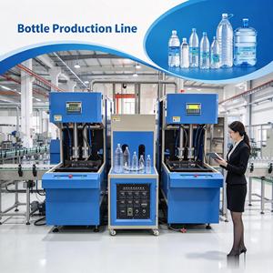 Máquina Sopladora de Botellas Semiautomática de 1000 ml, 2 Cavidades, 400 BPH, Fácil Operación, para Bebidas - Product Image 4