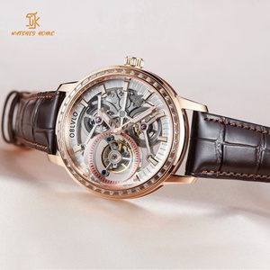 SANYIN Tourbillon squelette montre mécanique transparence conception personnalisée nouveau Moissanite Limunous Unique hommes montre fabricant - Product Image 4