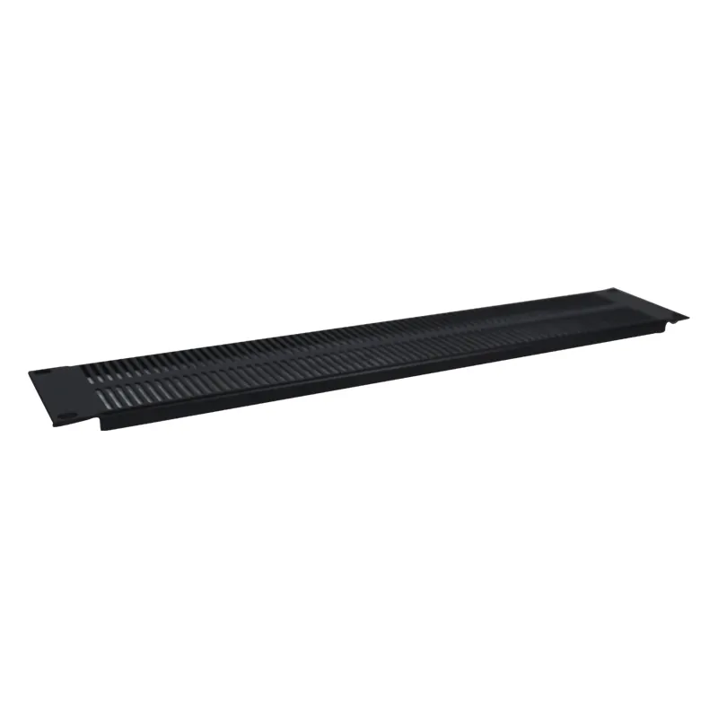 Removable black vented blank panel 1U 2U 3U 4U available