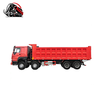 Camion benne Sinotruk HOWO 8x4 pour le transport de matériaux en vrac sur le marché africain, moteur Weichai 375HP