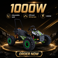 Vente directe d'usine, kart électrique puissant pour enfants de 1000 W, buggy tout-terrain avec frein à disque hydraulique