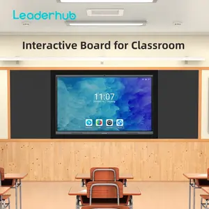 4K Interactieve Flat-Panel Touchscreen Smart Board Digitaal Interactief Whiteboard Voor Klaslokaal En School