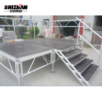 Scène en treillis d'aluminium OEM/ODM, équipement personnalisé pour concerts et mariages, plateforme de scène portable pour événements