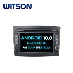 WITSON Pemutar DVD Mobil ANDROID 10.0, Pemutar DVD Multimedia Mobil untuk FIAT Doblo 2015