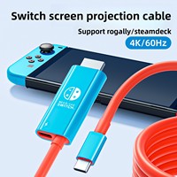 Typ-C zu HDTV Kabel USB-C zu TV Adapter 4K 60Hz PD-Ladung für Mobiltelefon Switch1 2 OLED Spiele Laptop zu Großbildschirm