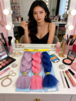 Extensions de cheveux tressés jumbo en fibre synthétique teinte haute température 100% Kanekalon 100g Vente en gros