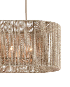 <span class=keywords><strong>Lampadario</strong></span> Artigianale di Alta Qualità in <span class=keywords><strong>Corda</strong></span> Naturale di Abaca Stile Boho Costiero per Ristoranti - Product Image 3