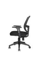 Chaise de bureau de direction à dossier moyen et design moderne Kabel Siège ergonomique en maille de refroidissement Siège d'ordinateur pivotant Chaise de personnel pour les visiteurs