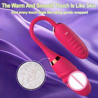 Vibrateur double extrémité connecté à l'application pour femme, 10 modes de vibration, stimulation clitoridienne, étanche, œuf vibrant, jouet sexuel - Meilleures ventes