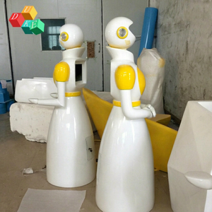 Carcasa de Robot de Fibra de Vidrio Duke, 1m de Altura, Pieza 003, Moldeada para Decoración de Centros Comerciales y Servicios de Catering - Product Image 1