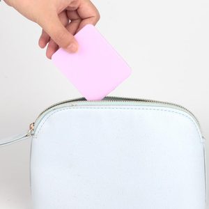 Wholesale Custom Logo High-Definition Magnifying Portable Handheld Folding Double-Sided Square Pocket Cosmetic <b>Mirror</b> <b>Compact</b> - Product Image 3