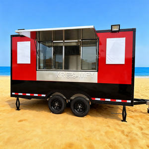 2025 Easy Move Fast Food Kiosk Carts For <b>Sale</b> Mobile <b>Kitchen</b> Pizza Coffee Cart Concession Trailer - Product Image 5