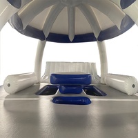 Station gonflable flottante d'été pour fête sur l'eau, plate-forme de île avec tente de location