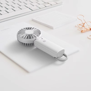 พัดลมพกพาแบบมือถือ USB ขนาดเล็ก พัดลมไฟฟ้าแบบพกพา ชาร์จไฟได้ ใช้ได้ทั้งภายนอกและในสำนักงาน ความเร็วสูง - Product Image 1