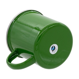Mini taza de esmalte de sublimación recubierta de 350ml con borde plateado Diseño lindo Taza apta para lavavajillas para ocasiones de Graduación - Product Image 3