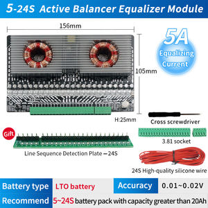 แผ่นปรับสมดุลแบตเตอรี่ลิเธียมไททาเนตลิเธียมเหล็กฟอสเฟตแบบ524 824ลิเธียมไททาเธียม - Product Image 3