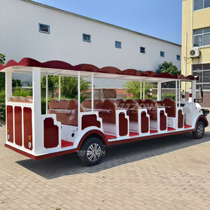 Vehículo Eléctrico de Turismo con Diseño de Tren de Vapor Antiguo, Autobús Turístico Familiar para Parques Temáticos - Product Image 2