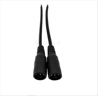 Câble d'alimentation personnalisé DC5.5 * 2.1 câble cc en cuivre pur 22AWG câble d'alimentation femelle à tête unique 15cm