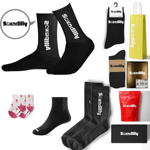 <span class=keywords><strong>Chaussettes</strong></span> unisexes amusantes et tendance en coton peigné imprimées de dessins animés de chiens de chasse (Dachshund, Poodle, Husky) - Product Image 3