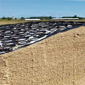 ผ้าคลุมหญ้าแห้ง/หญ้าหมัก ทำจากพลาสติก PP/HDPE สำหรับคลุมกลางแจ้ง ใช้สำหรับข้าวโพด ข้าวสาลี และธัญพืช พร้อมบริการตัดและขึ้นรูป - Product Image 1