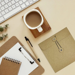 Custom Recyclable <strong>Kraft</strong> Paper <strong>String</strong> <strong>Tie</strong> <strong>Envelope</strong> Brown <strong>String</strong> <strong>Tie</strong> Organza <strong>Envelope</strong> For Packaging Document - Product Image 3