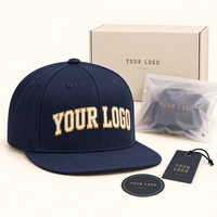 Cappellini Personalizzati con Visiera Piatta per Club Scolastici, Snapback con Logo Ricamato, Borsa Abbinata, Corona Alta, Abbigliamento per la Laurea Giovanile e lo Spirito di Squadra