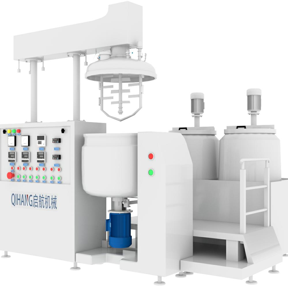 Автоматический смеситель 500 л, аппарат для производства крема и молока, аппарат для производства жидкого мыла, вакуумный гомогенизатор, эмульгатор