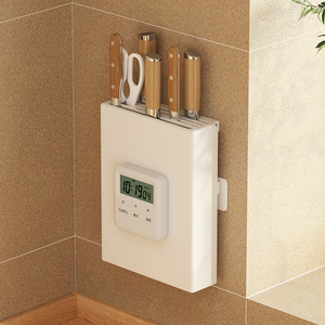 Tagliere da <span class=keywords><strong>cucina</strong></span> in <span class=keywords><strong>acciaio</strong></span> universale acrilico a parete coltello cucchiaio portaoggetti rack organizer stand con fessura per cesoia - Product Image 3